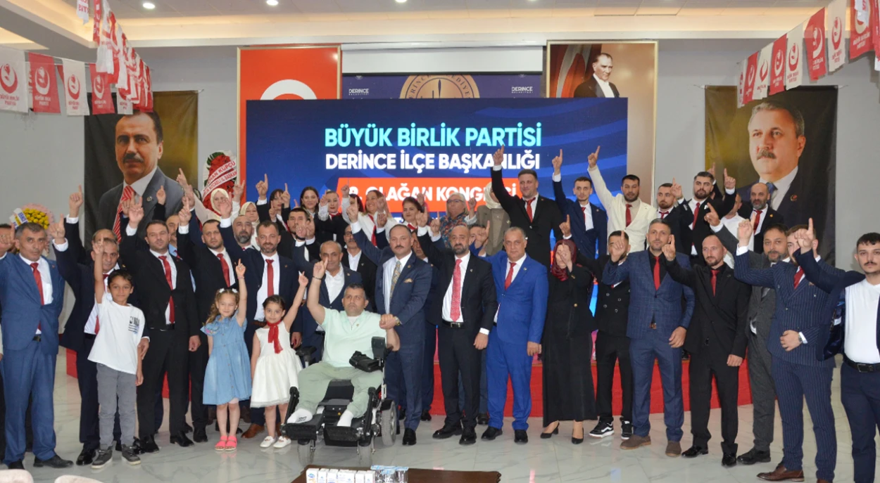 Derince İlçe Başkanlığı 9. Olağan Kongresi Coşkuyla Gerçekleşti